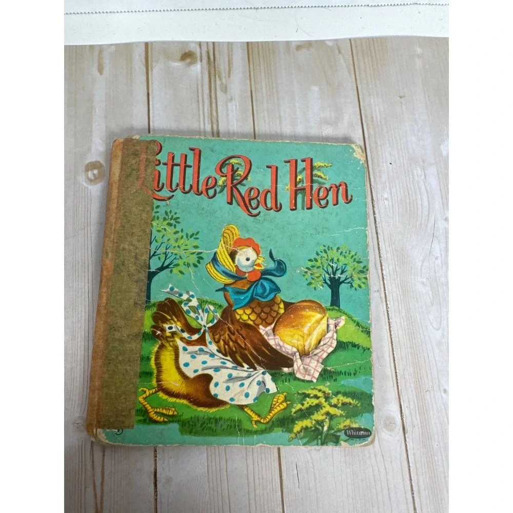 Whitman Tell-A-Tale Lot 4 HC Three Bears Pigs Red Hen Hood Vintage